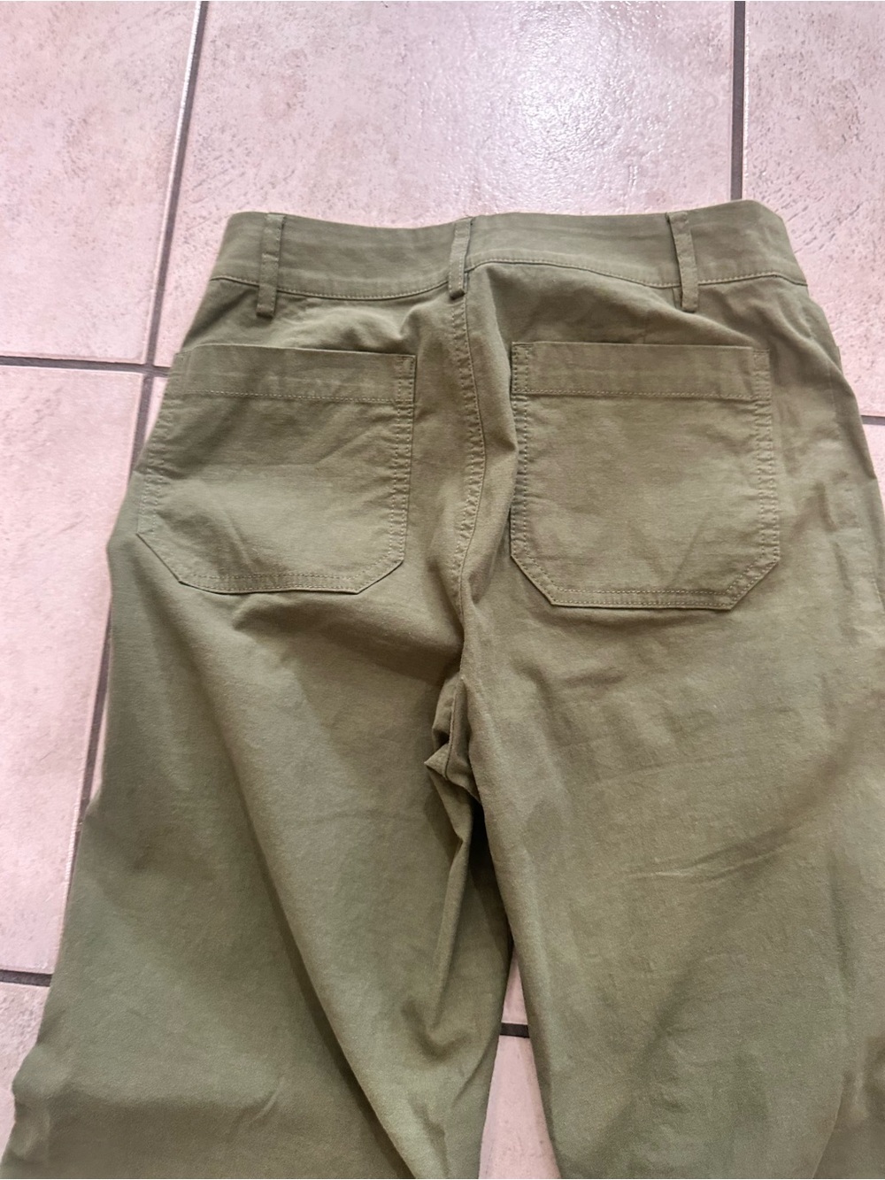 J. Crew Lizzie High-Rise Wide-Leg Utility Pants in Olive Green 25 - Picture 11 of 15